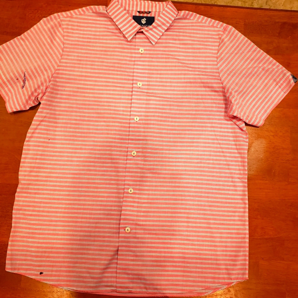 Mens XXL Roca wear Short sleeve button down